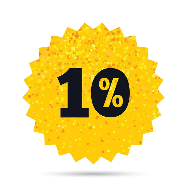10 percent discount icon — Stock Vector