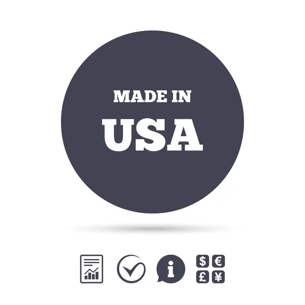 Fabriqué aux États-Unis icône — Image vectorielle