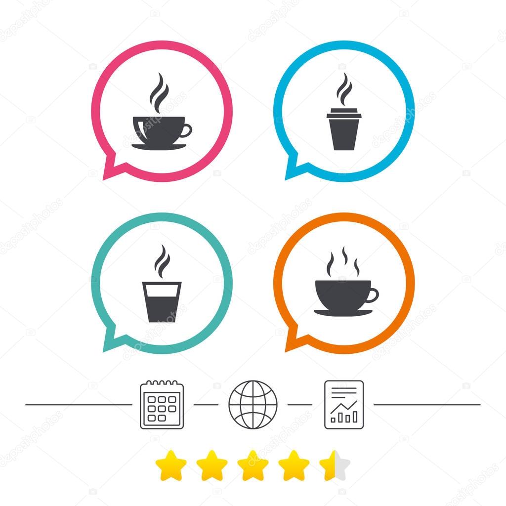 Coffee cup icons