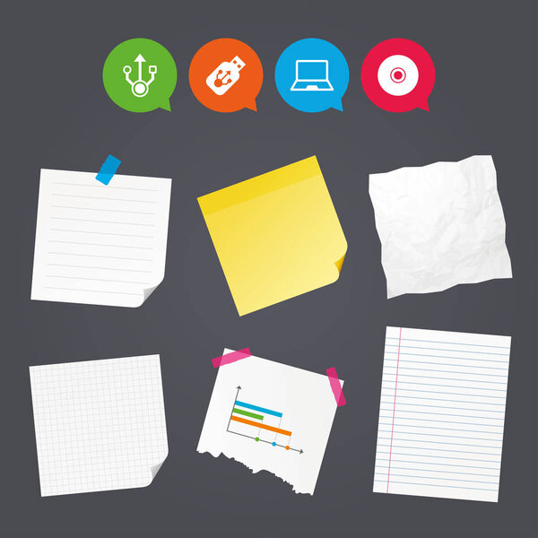  Стиснутые красочные ноты и набор инструментов
