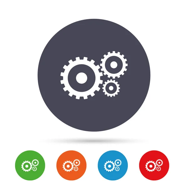 Cogwheels icons set — Stock Vector