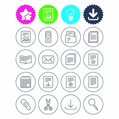 belgeleri Icons set
