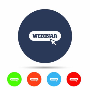 İmleç işaretçi simgelerle Webinar