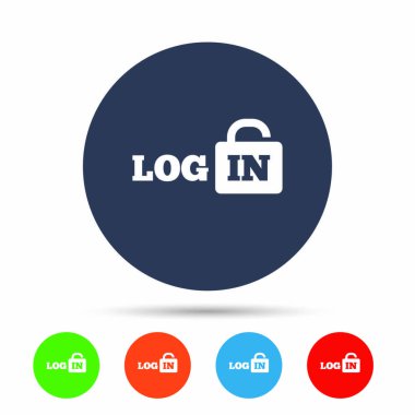 Oturum açma web simgesi