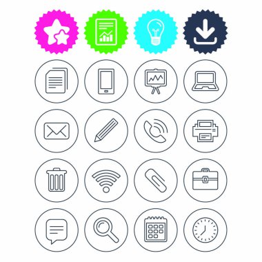 Ofis donatım simgeler