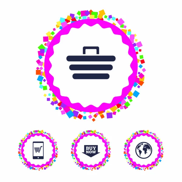 Online shopping icons — Stock Vector