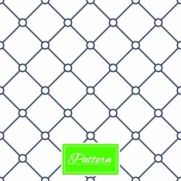 Cercles grille rayé motif sans couture . — Image vectorielle