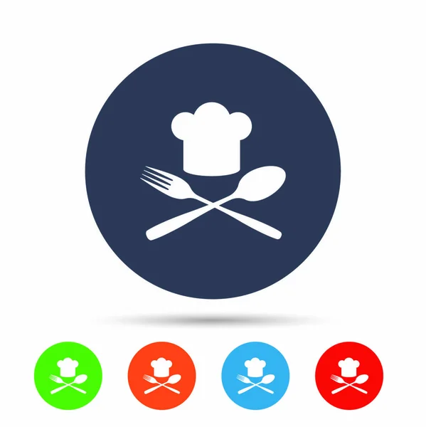 Chef hat icons set — Stok Vektör