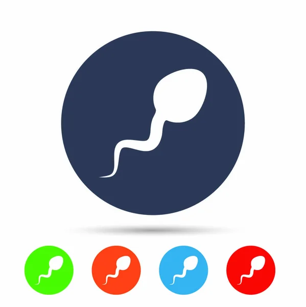 Sperm icons set — Stock Vector