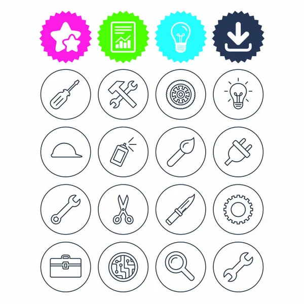 Repair tools icons — Stock Vector