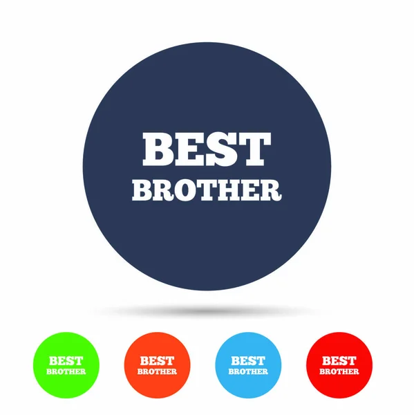 Beste broer icons set — Stockvector