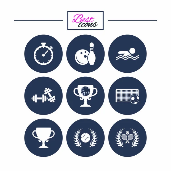 Sport icons set — Stockvector