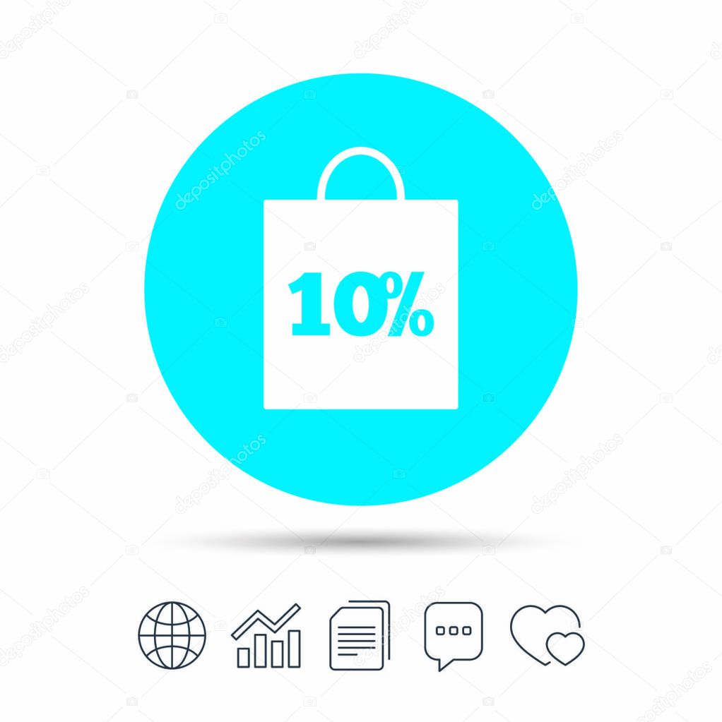 10 percent sale icon