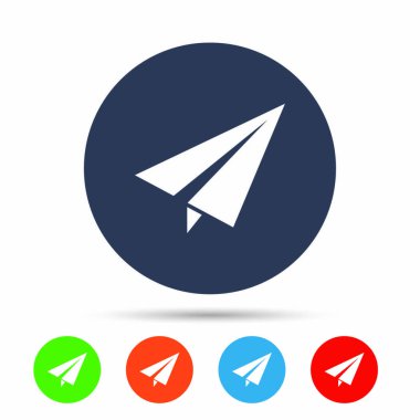 Kağıt Uçak Icons set