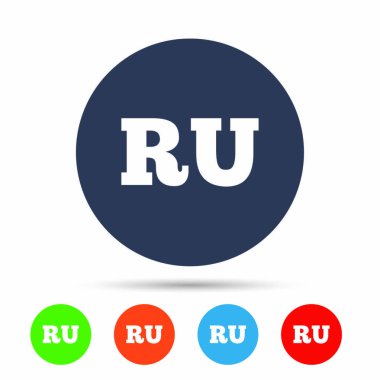 Rusça dil Icons set