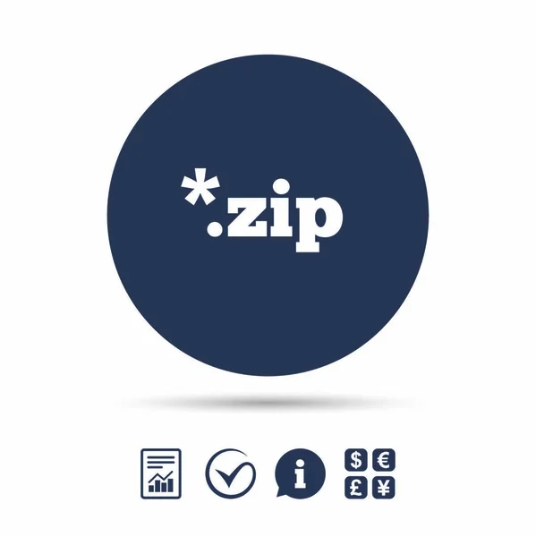 Downloaden van de Zip knoop. — Stockvector