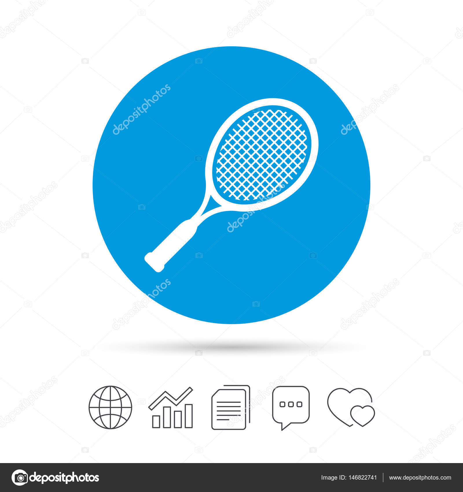 Icona del segno di racchetta da tennis — vettoriali stock ... Segni da copiare
