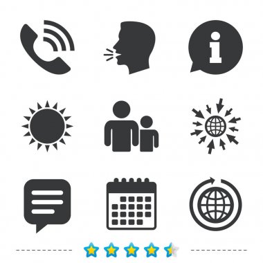 Grup insanlar ve paylaşım simgeler