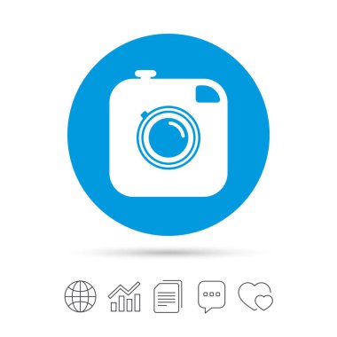 yenilikçi fotoğraf kamera işareti simgesi 