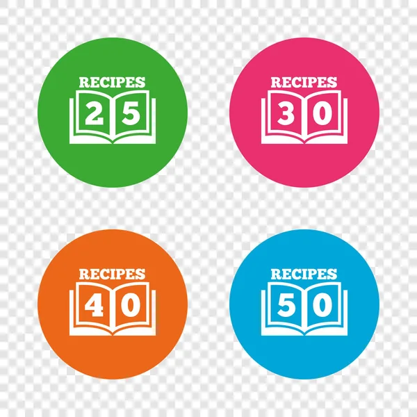 Set of cookbook icons — Stock Vector