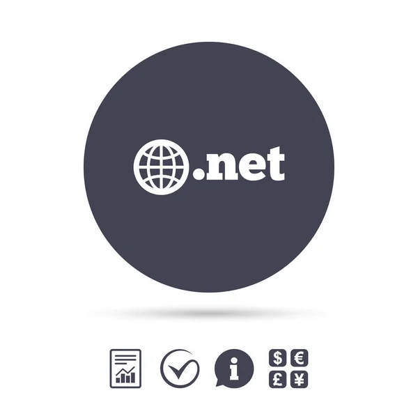 Top-level internet domain — Stock Vector