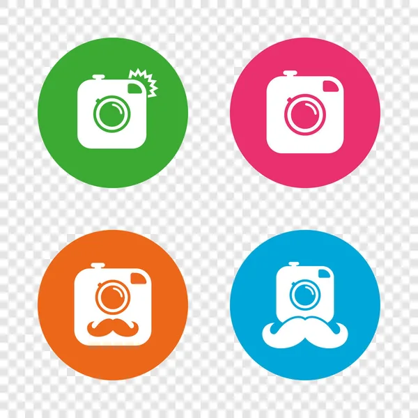 Hipster photo camera — Stock Vector