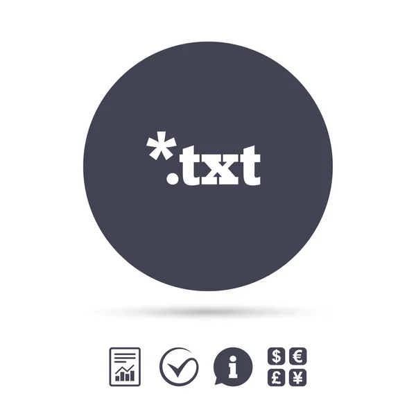 Text file icon — Stock Vector