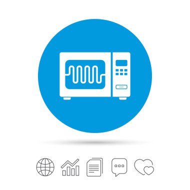 mikrodalga fırın işareti simgesi. 