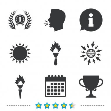 Birincilik Ödülü Kupası simgeler.