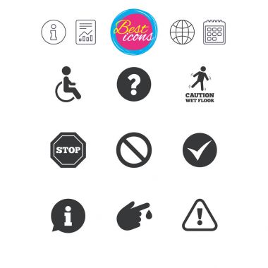 Dikkat dikkat simgeler.