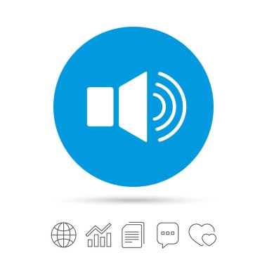 Hoparlör ses ayarı simgesi. 