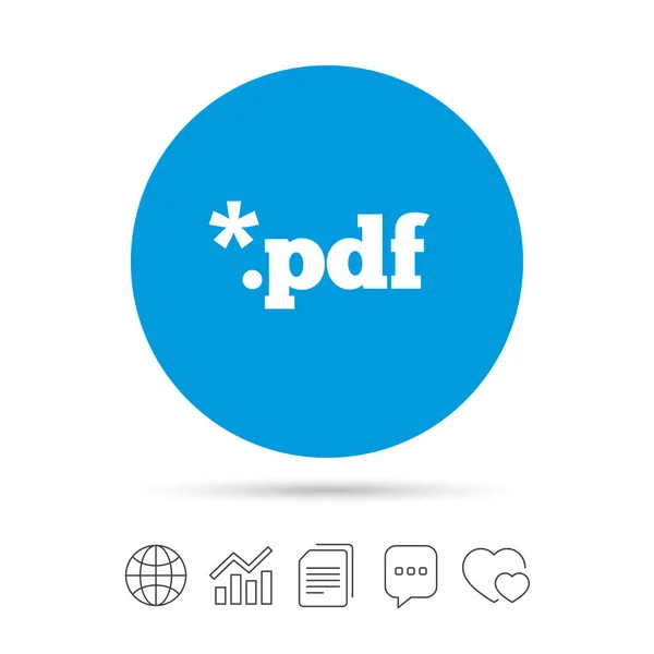 Иконка документа PDF . — стоковый вектор