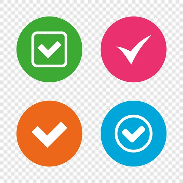 Checkbox confirm icons. — Stock Vector