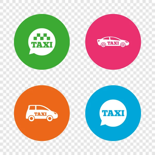 Public transport icons. — Stock Vector