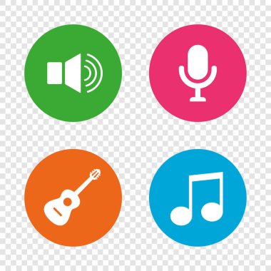 müzikal öğeleri simgeler