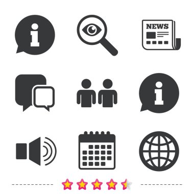 Bilgi işareti ve grup.