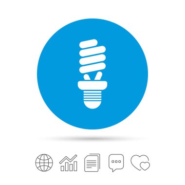 Floresan lamba ampul simgeler