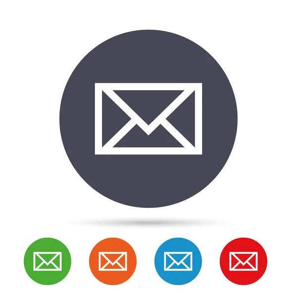 Mail-Icons gesetzt — Stockvektor