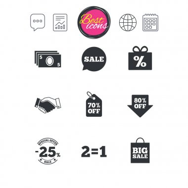 Klasik basit düz web simgeler