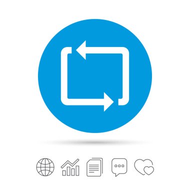 Konuşma balonu simgeler sohbet