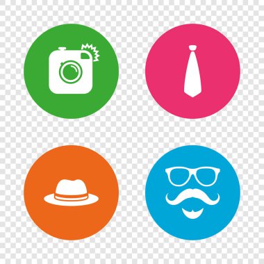 Saydam arka plan üzerinde yuvarlak düğmeleri