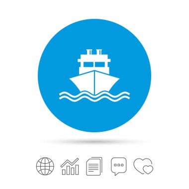 Konuşma balonu simgeler sohbet