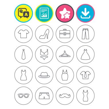 Rapor, download ve yıldız işaretleri