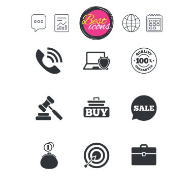 Klasik basit düz web simgeler