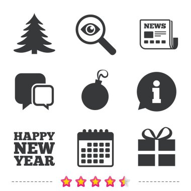 Gazete ve takvim simgeler