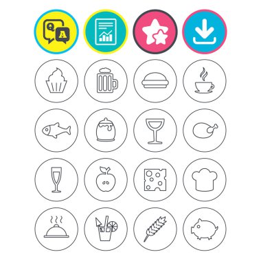 Rapor, download ve yıldız işaretleri