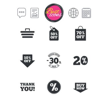 Klasik basit düz web simgeler