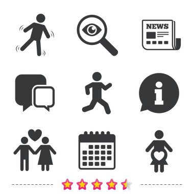 Gazete ve takvim simgeler