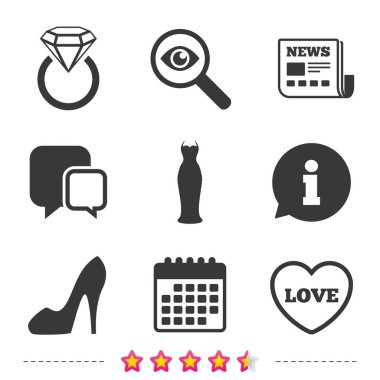 Düğün elbise simgesi