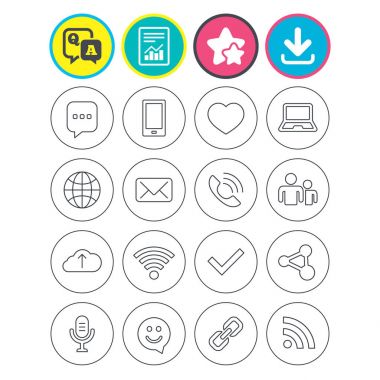 Rapor, download ve yıldız işaretleri